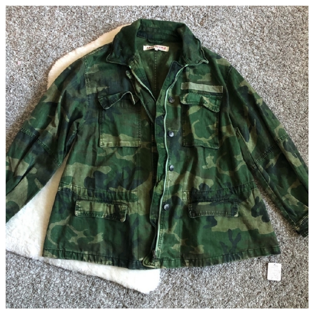 Free People | Seize The Day Camo Jacket - Picture 5 of 5